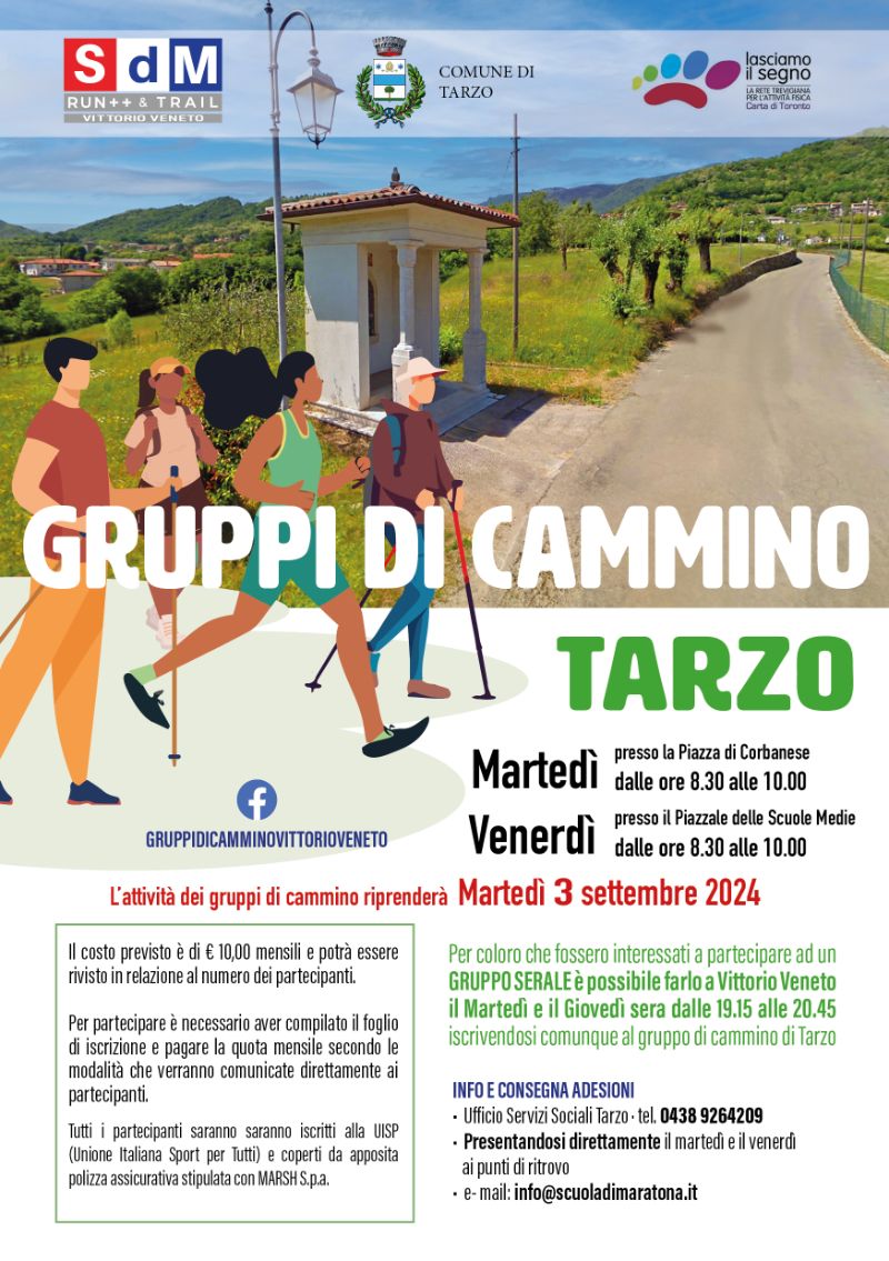 gruppi di cammino TARZO