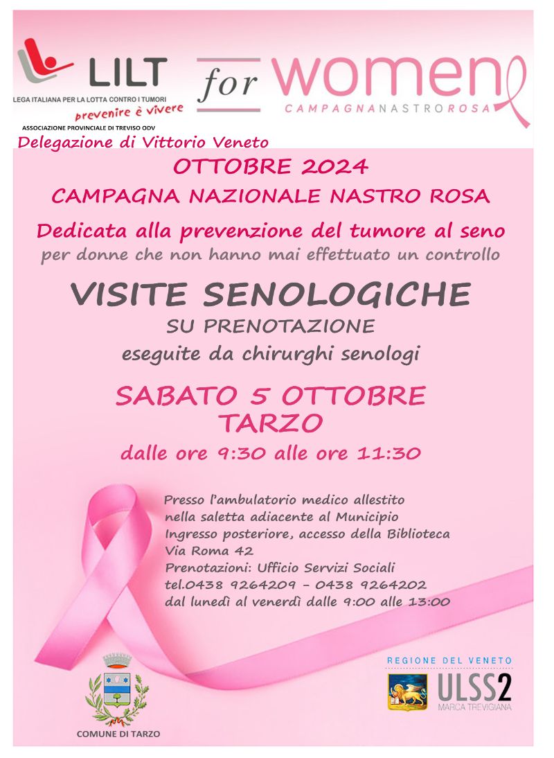 VOLANTINO NASTRO ROSA 2024 TARZO